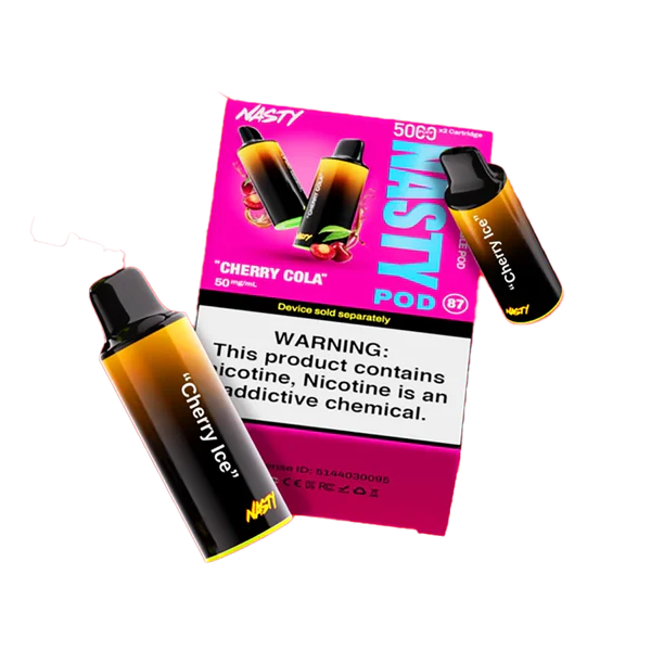 Cherry Ice NASTY Pod 5000*2 - Cherry Ice 50MG – Image 1