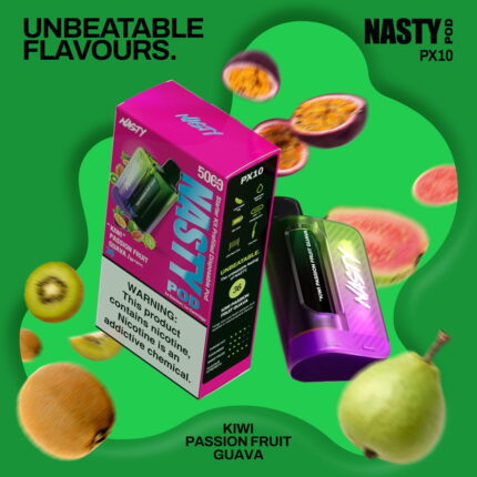 NASTY Pod Starter Kit - Kiwi Passion Fruit Guava 50MG