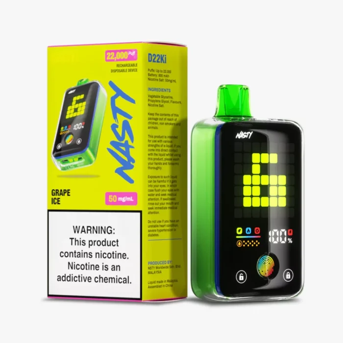 Nasty Bar D22Ki Grape Ice